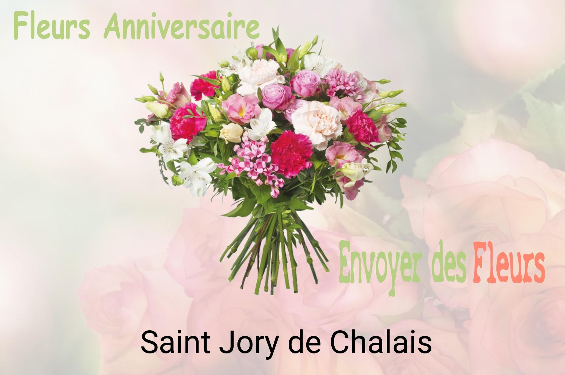 Bouquet de fleurs d’anniversaire livré à Saint-Jory-de-Chalais