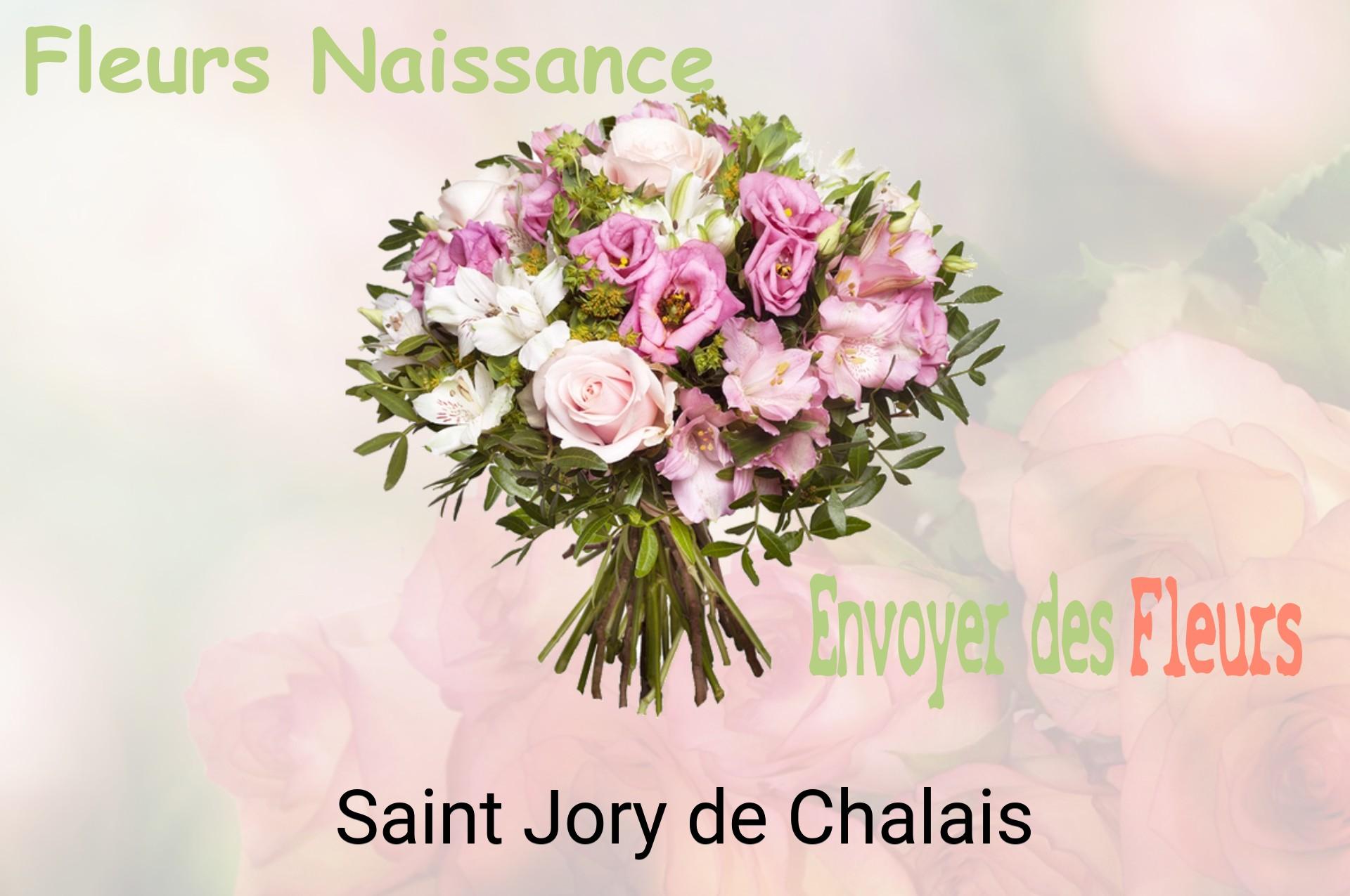 Bouquet de fleurs de naissance livré à Saint-Jory-de-Chalais
